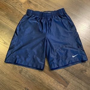 Nike Basketball Shorts Blue Large L EUC Vintage Y2K